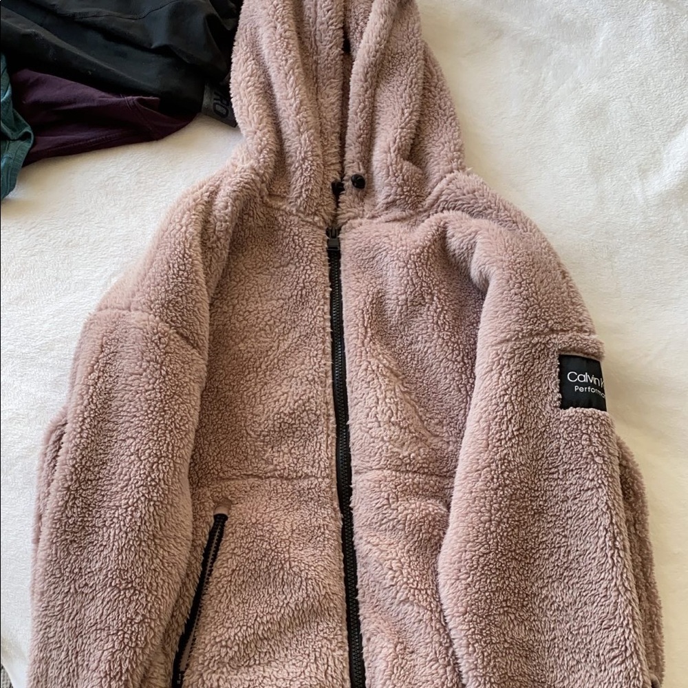 Calvin Klein Sherpa jacket size. L